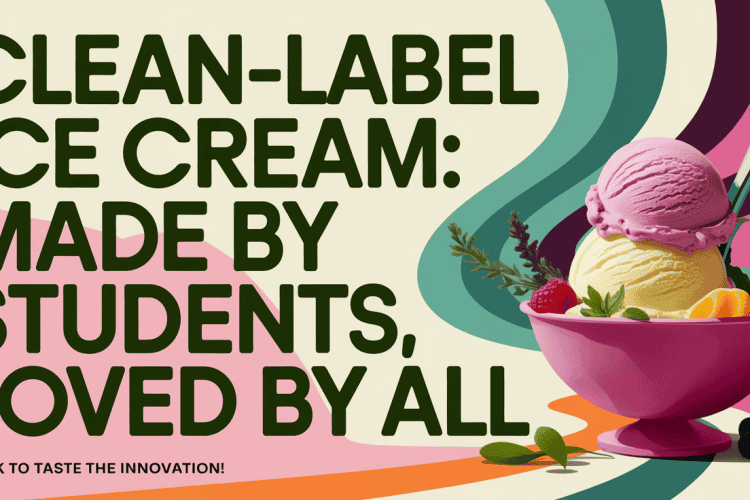 OSU Students Innovate with Clean-Label Ice Cream