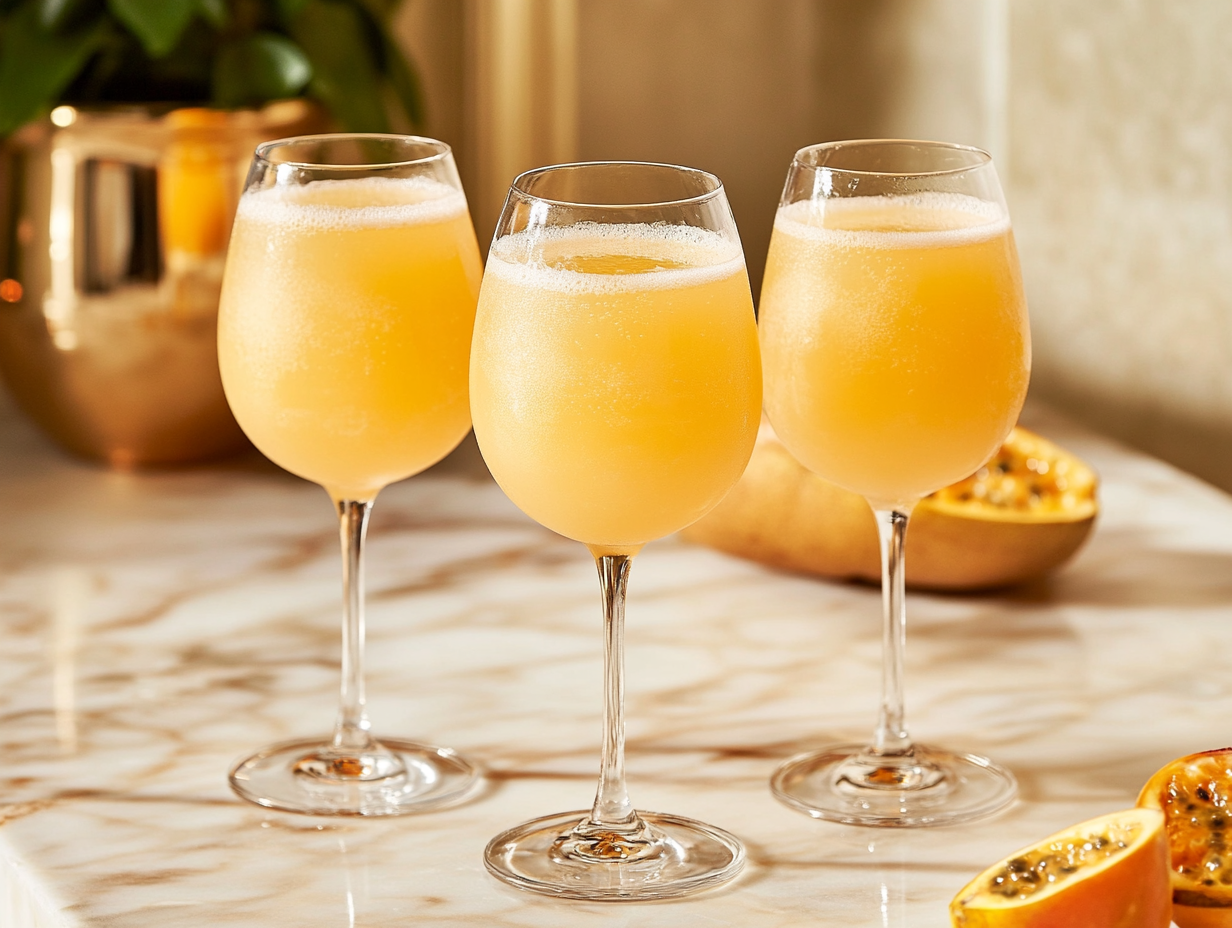 Passionfruit Prosecco Punch