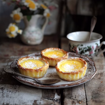 Pastéis de Nata - Creamy Custard Tarts Recipe