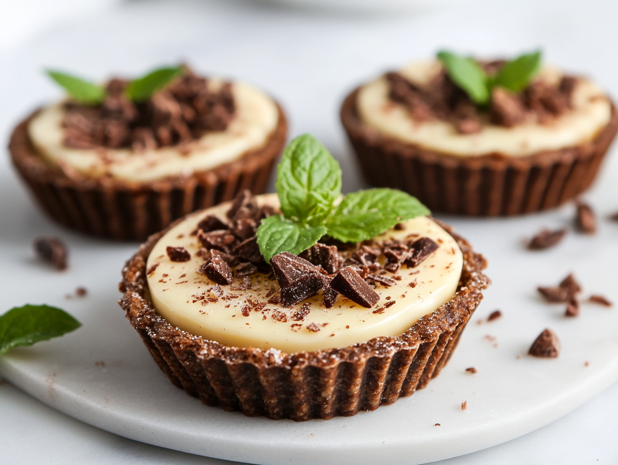 Peppermint Crisp Tart