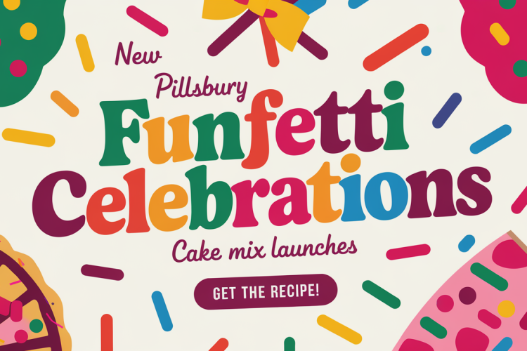 New Pillsbury Funfetti Celebrations Cake Mix Launches