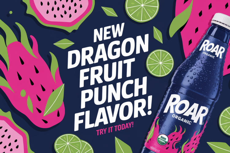 ROAR Organic Launches Dragon Fruit Punch Flavor
