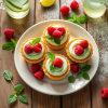 Easy Raspberry Mojito No-Bake Mini Pies Recipe