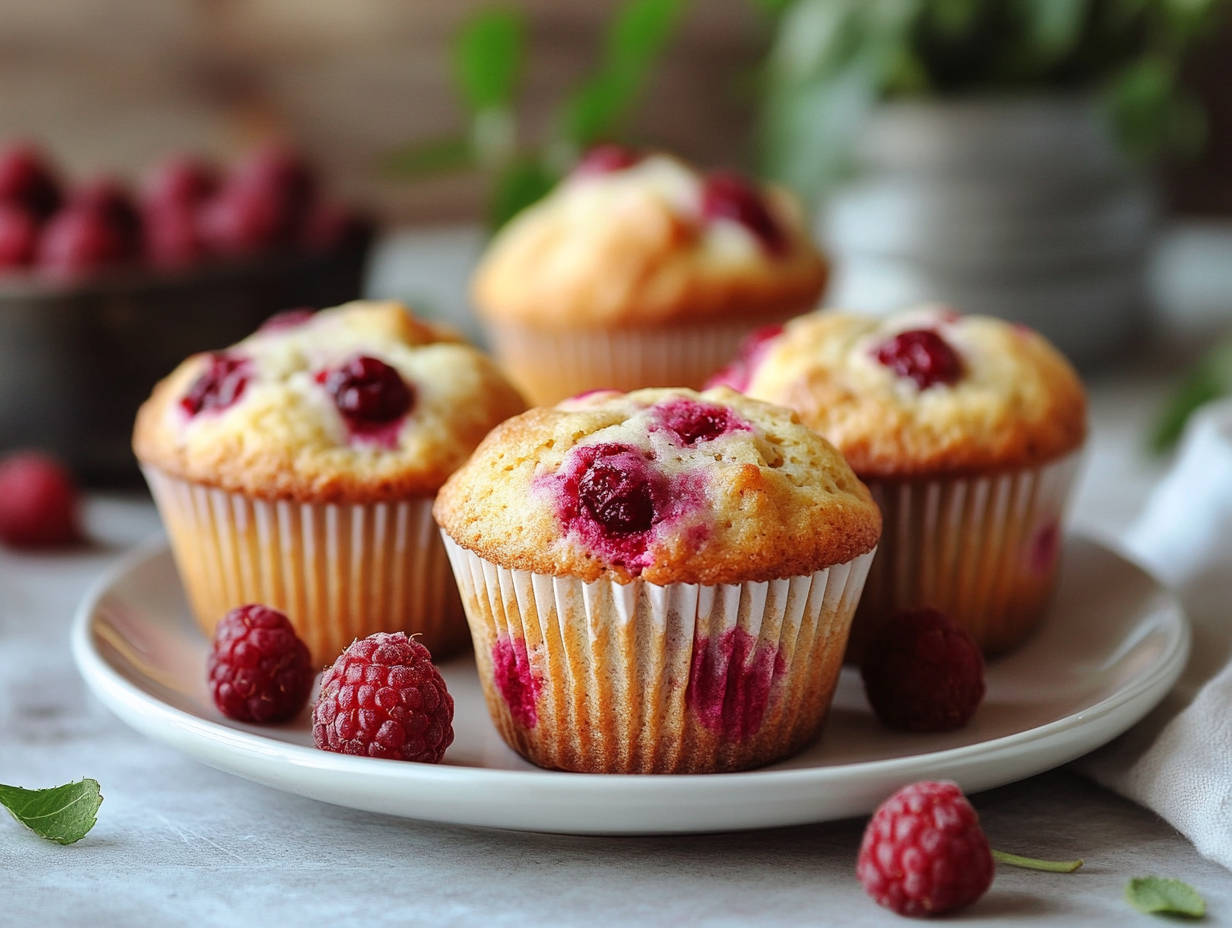 Raspberry Muffins