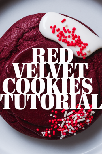Red Velvet Cookies Tutorial