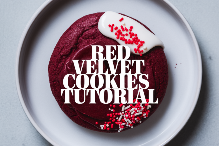 Red Velvet Cookies Tutorial