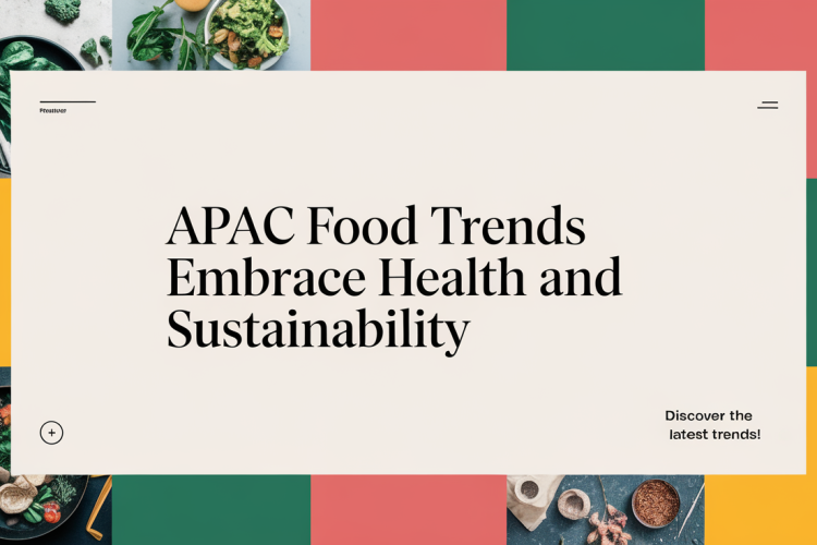APAC Food Trends Embrace Health and Sustainability