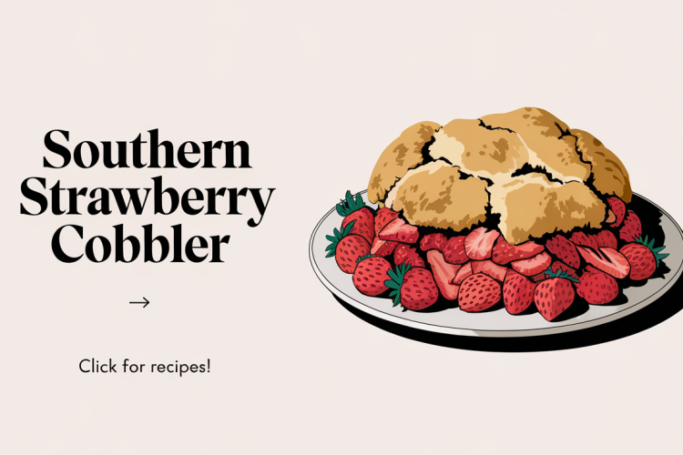 Southern Strawberry Cobbler History and Recipes