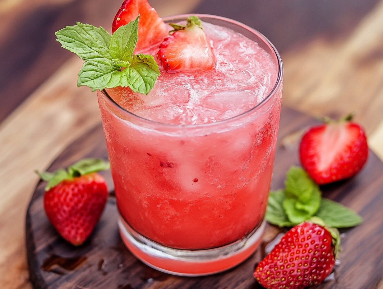 Strawberry Basil Mojito A Berry-Fresh Twist