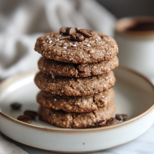 Tahini Espresso Cookies