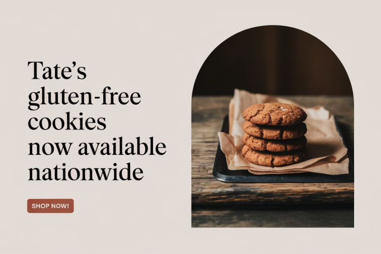 Tate’s Gluten-Free Cookies Now Available Nationwide