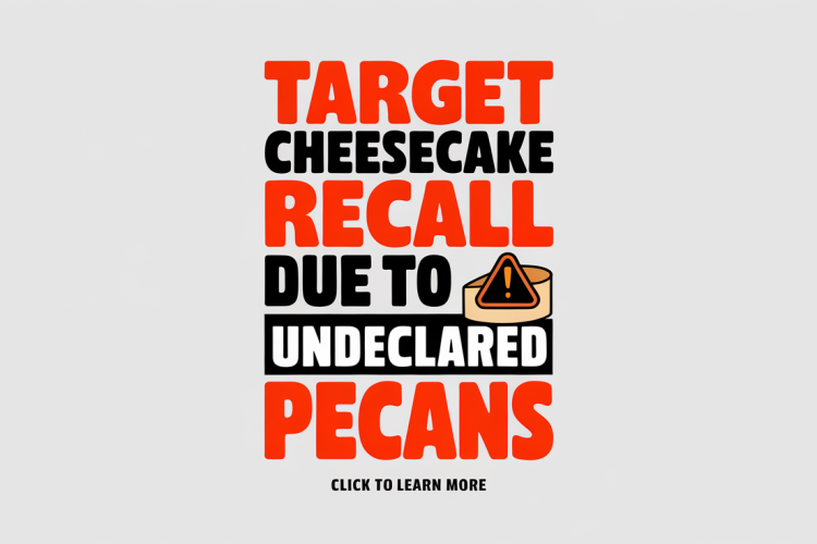 Target Cheesecake Recall Due to Undeclared Pecans