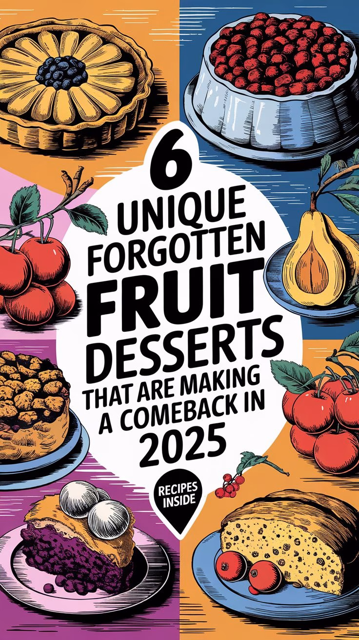 Unique Forgotten Fruit Desserts
