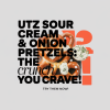 Utz Launches Sour Cream & Onion Pretzels