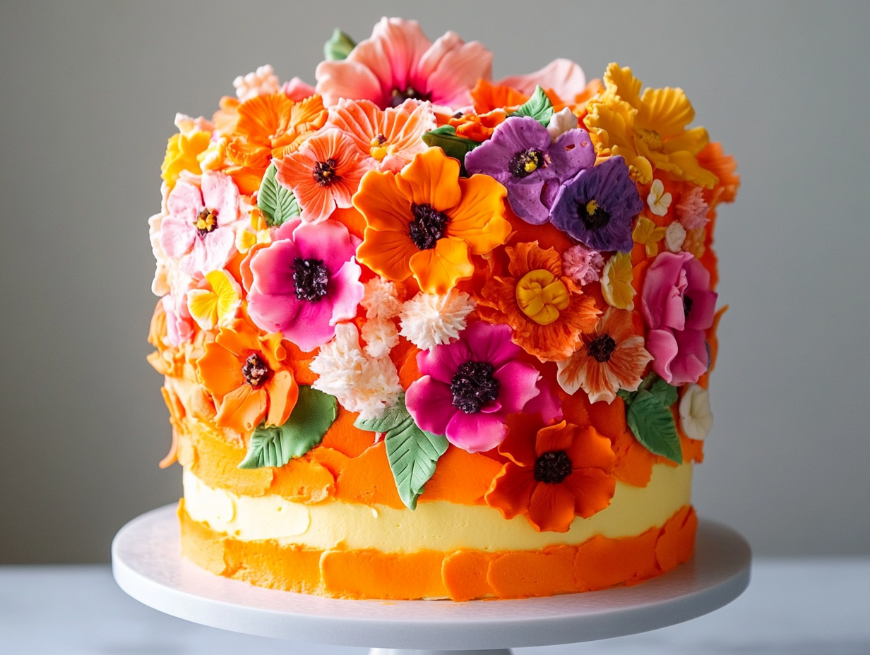 Vibrant Oranjebloesem Cake