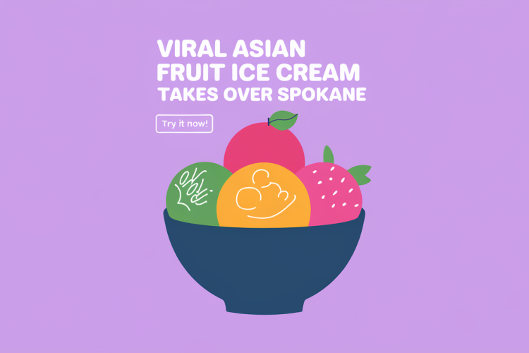 Viral Asian Fruit Ice Cream Takes Over Spokane