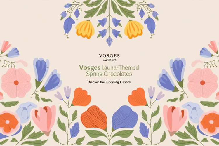 Vosges Launches Flora-Themed Spring Chocolates