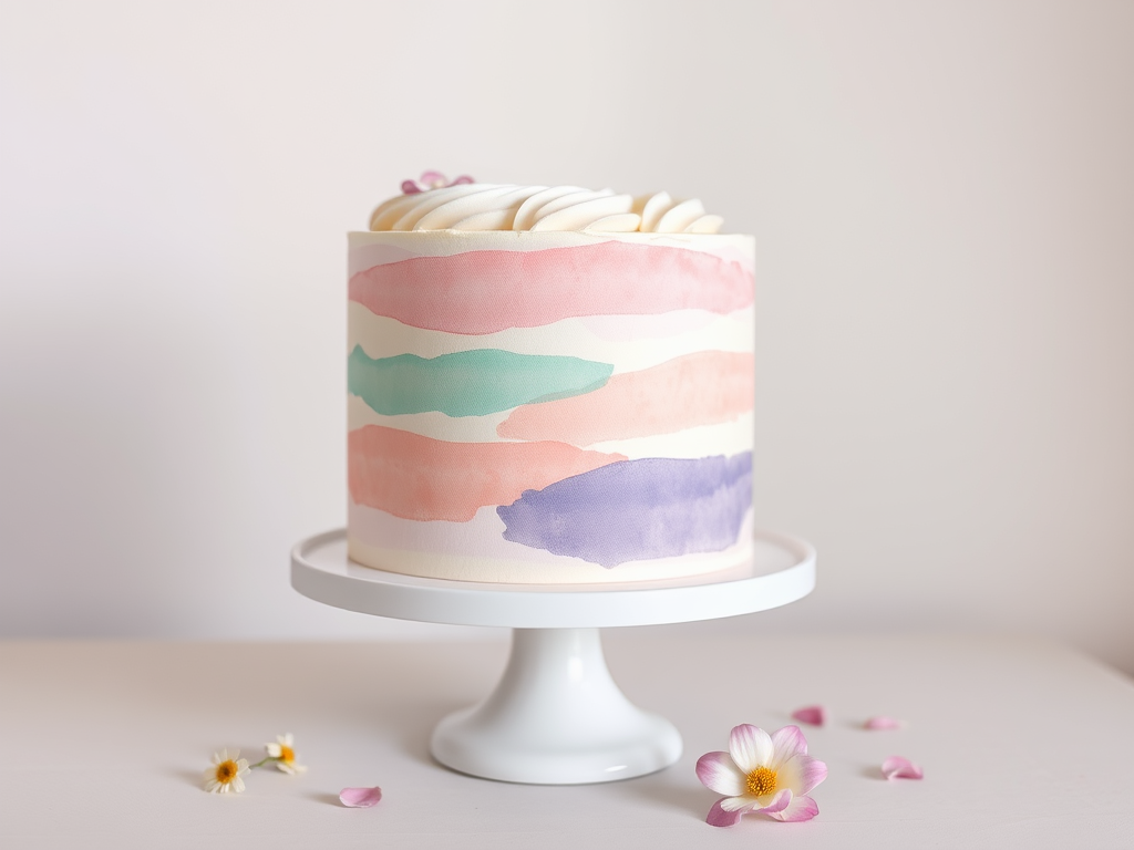 Watercolor Birthday Cake Technique 2025 03 17T181427.126Z