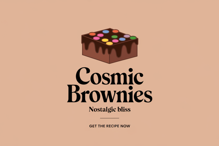 Cosmic Brownies Spark Nostalgic Dessert Craze