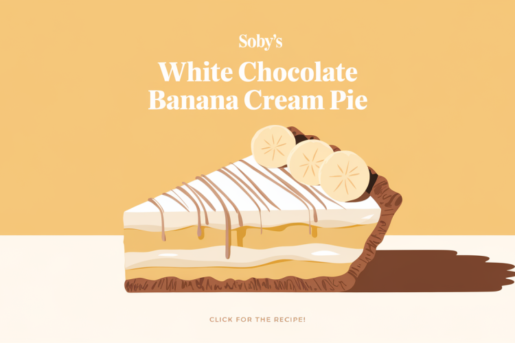 Soby's White Chocolate Banana Cream Pie Recipe