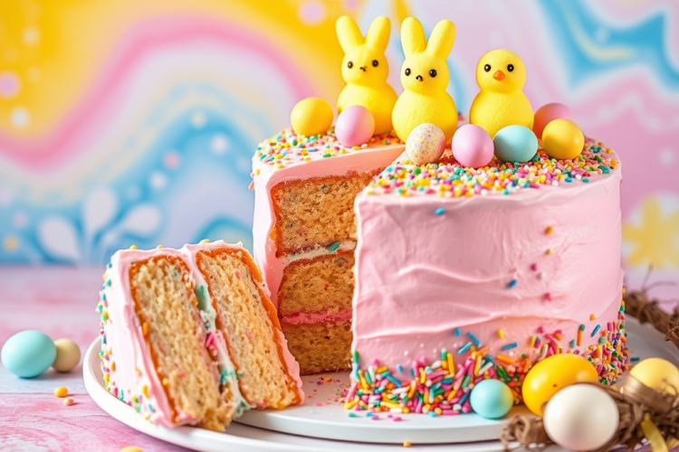 Peeps Cake Delight for Easter Celebrations