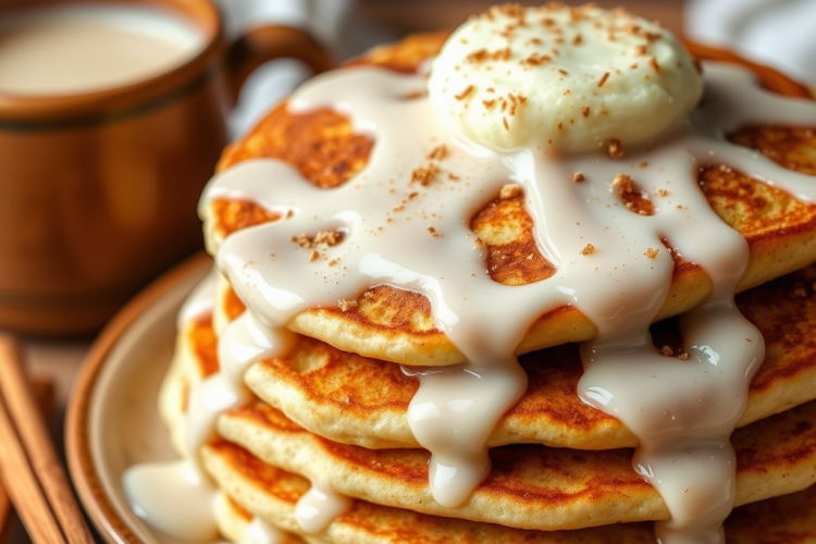 Cinnamon Roll Pancakes You’ll Crave Every Morning