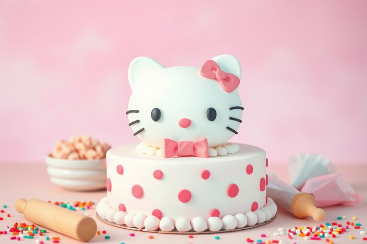 How to Make the Perfect Hello Kitty Cake