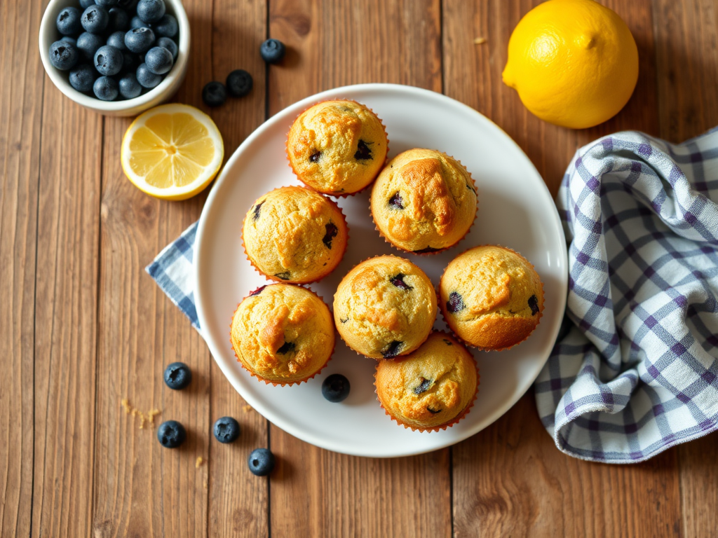 Lemon Blueberry Muffins Steal Every Morning Spotlight