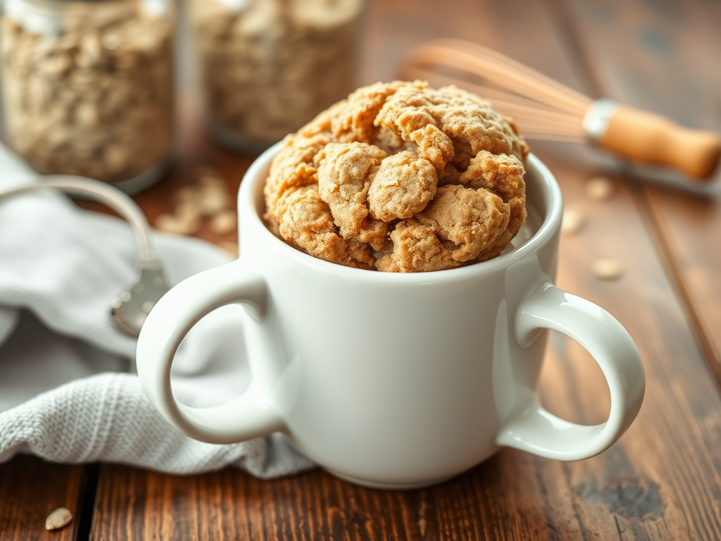 oatmeal cookie in a mug 2025 03 14T020137.604Z