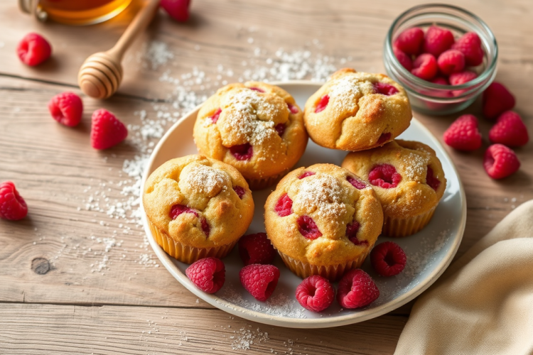 ["Raspberry Muffins: A Sweet, Tart Delight You Need Now" ]