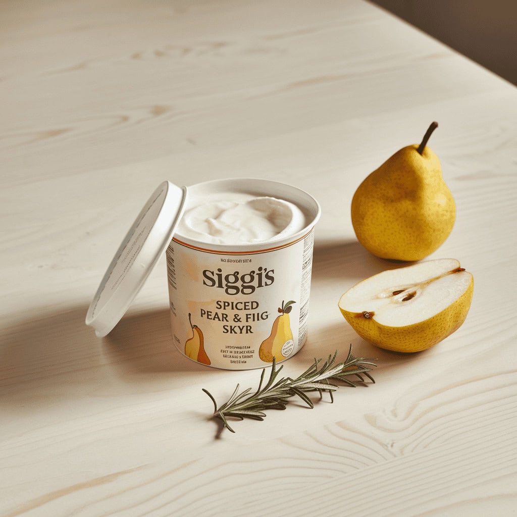 siggis Yogurt Launches Spiced Pear Fig Skyr 2025 03 06T074503.365Z 1