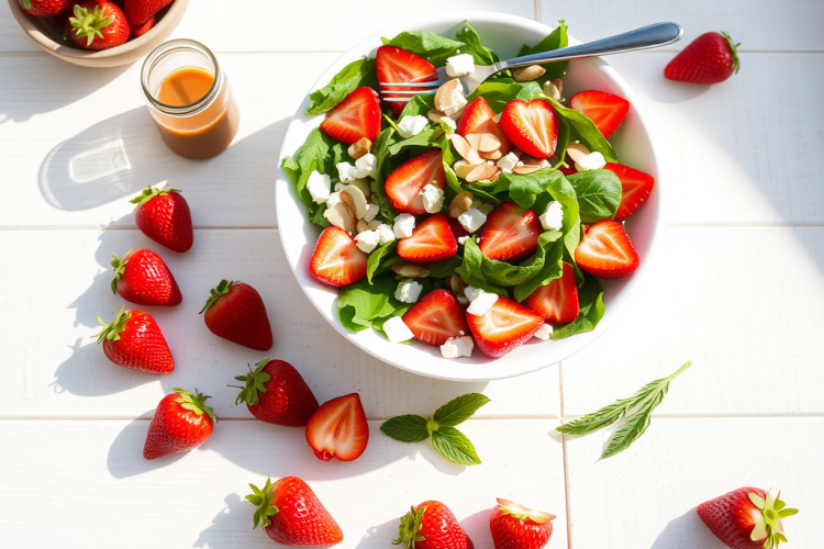 Strawberry Salad That Brightens Every Summer Table