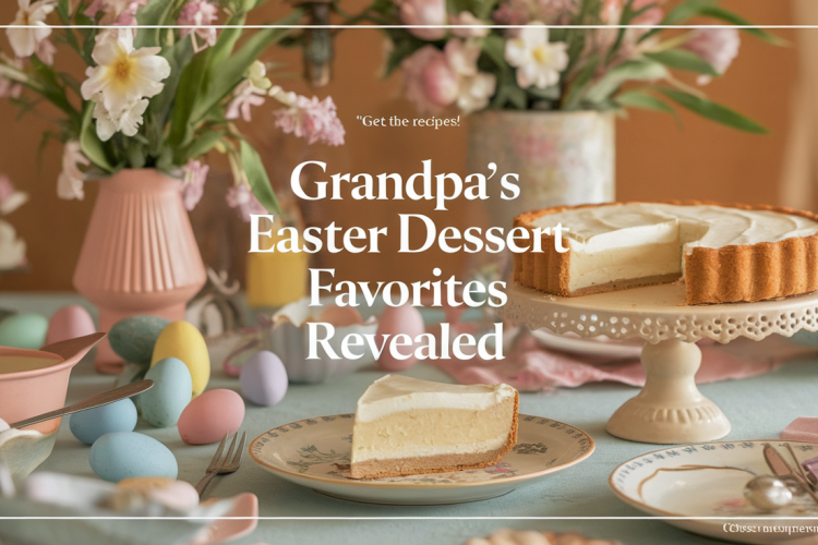 Grandpa's Easter Dessert Favorites Revealed
