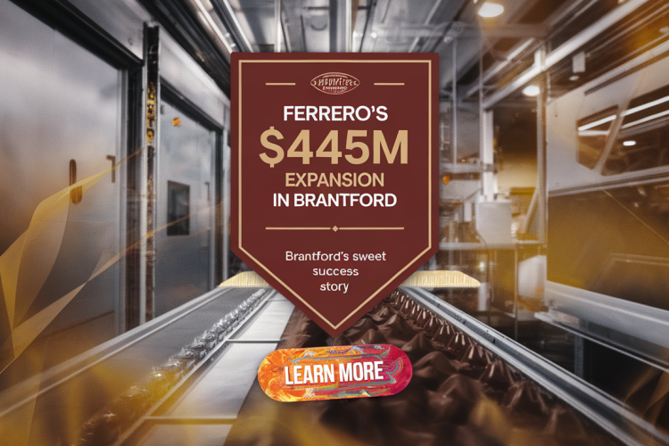 Ferrero Expands Brantford Facility with $445M Investment