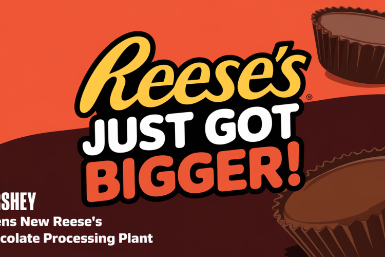 Hershey Opens New Reese’s Chocolate Processing Plant