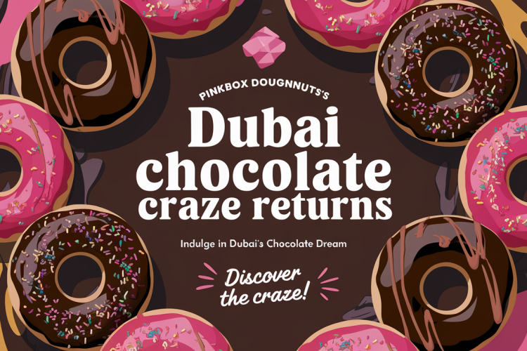 Pinkbox Doughnuts’ Dubai Chocolate Craze Returns