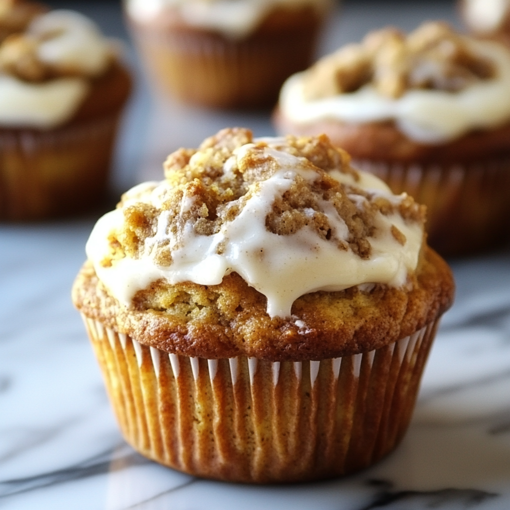 Pumpkin Cream Cheese Muffins