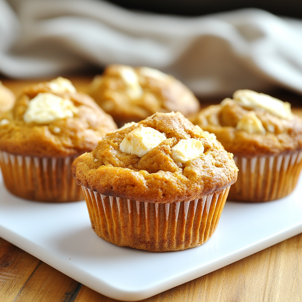 Pumpkin Cream Cheese Muffins