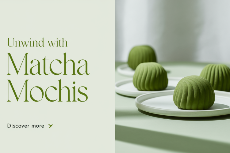 Sundae Flowers Launches Matcha Mochis for Relaxation