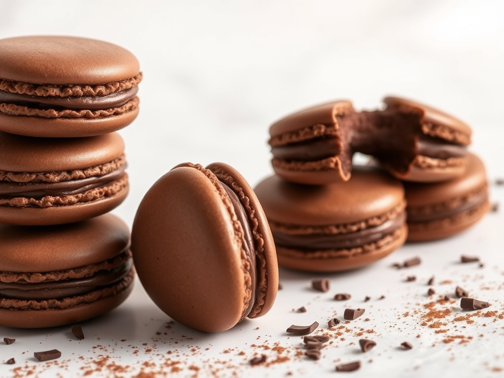chocolate macarons 2025 03 22T225710.758Z