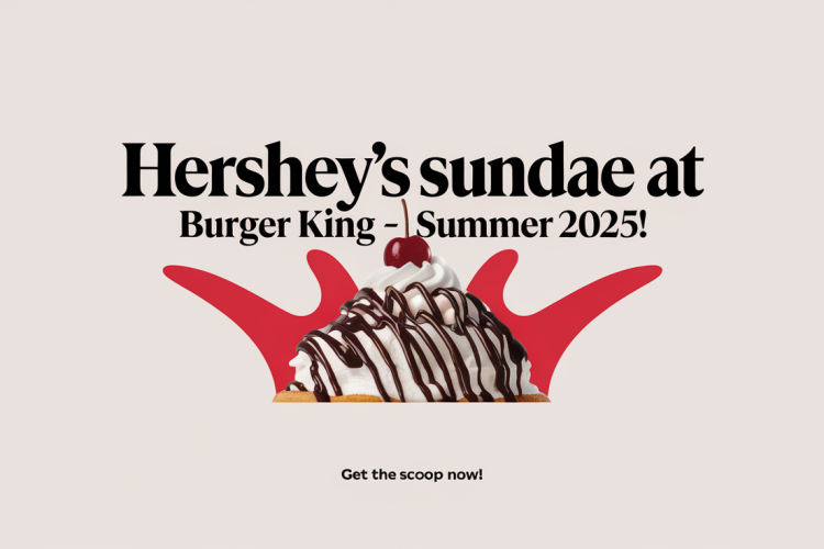 Burger King Launches Hershey’s Sundae Summer 2025