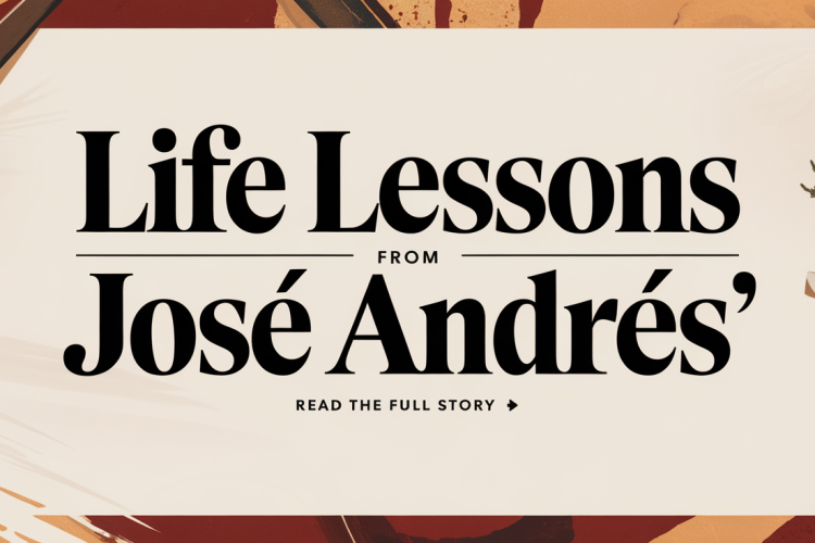 José Andrés Shares Life Lessons in New Memoir