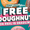 Krispy Kreme Offers Free Doughnuts on REAL ID Deadline