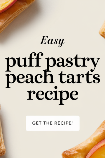 Easy Puff Pastry Peach Tarts Recipe
