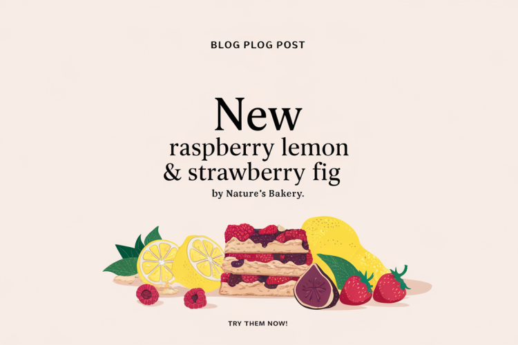 Nature's Bakery Launches New Raspberry Lemon and Strawberry Fig Bars