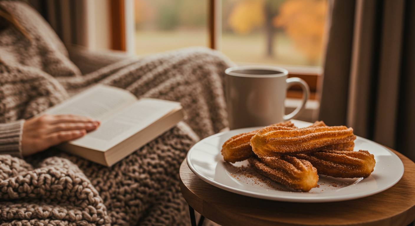 Falls Best Comfort Combos—Books Blankets and Churros 11