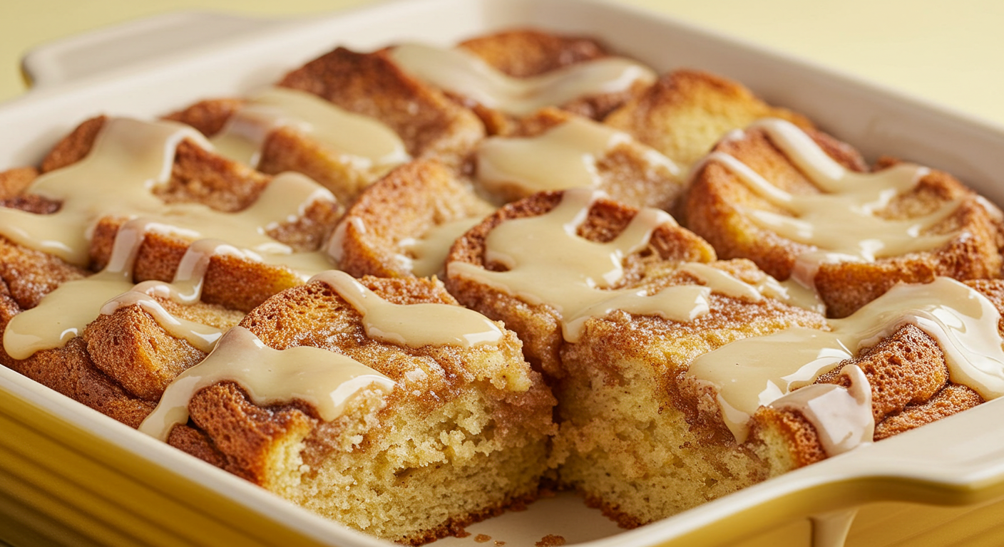 Best Cinnamon Roll Bread Pudding Recipe 1