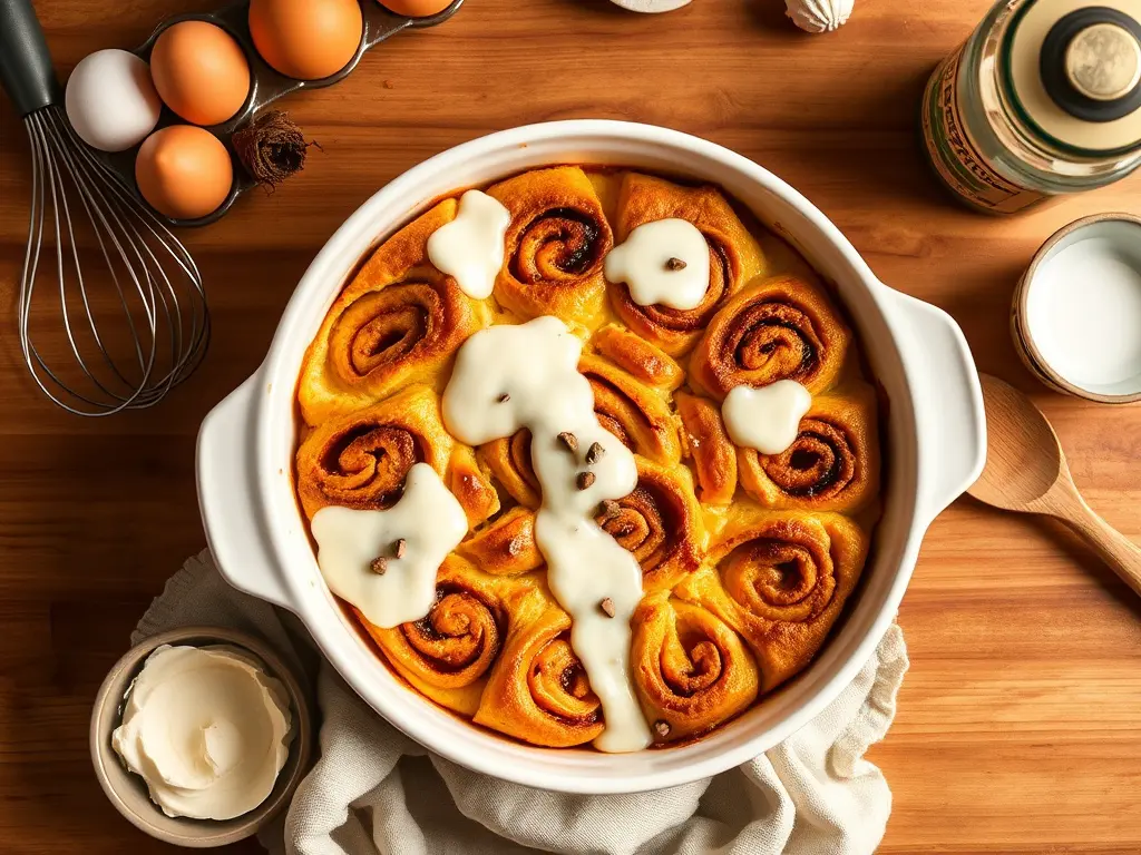 Best Cinnamon Roll Bread Pudding Recipe with Cream Cheese Glaze 2025 09 13T141124.795Z.jpg