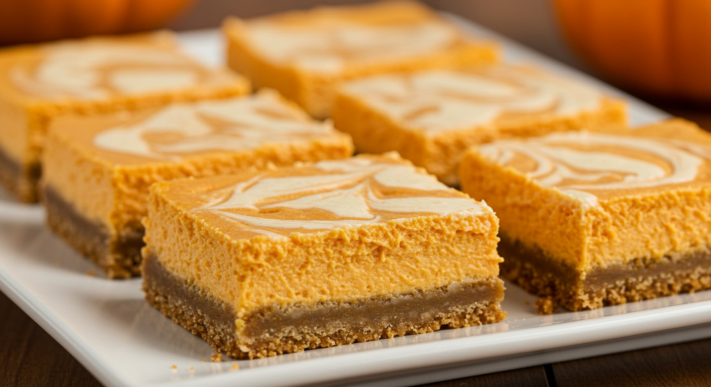 Easy Pumpkin Cheesecake Bar Recipe 1