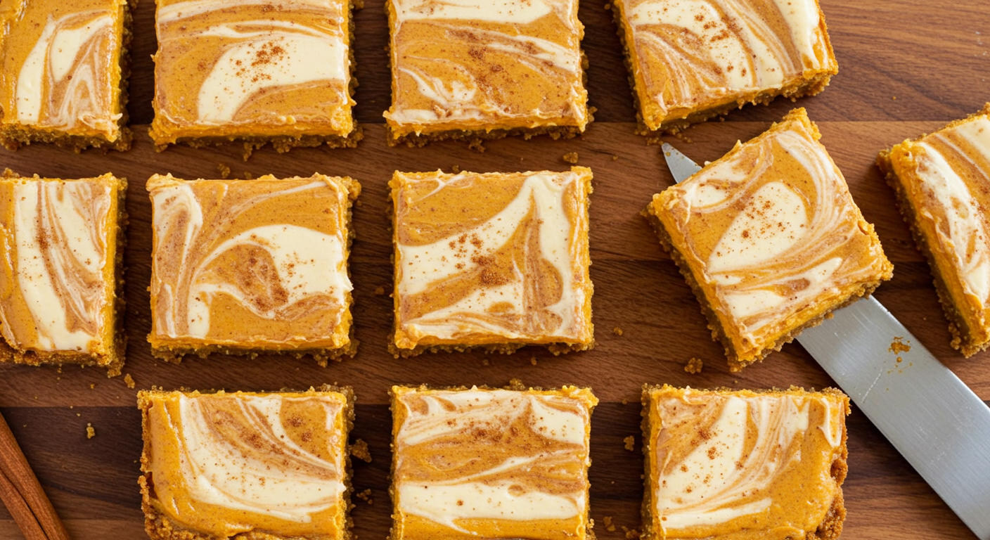 Easy Pumpkin Cheesecake Bar Recipe 13